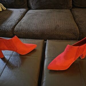 Michael Shannon Vibrant Red Heeled Boots